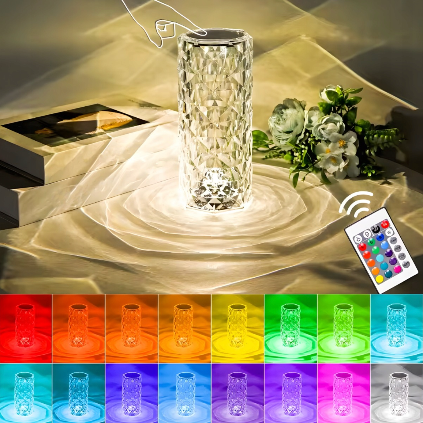 Veluna™ - kryształowa lampka LED